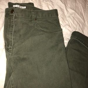 Green Boyfriend Jeans 🐊